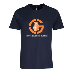 Grenade logo Dri Fit Tshirt - Navy