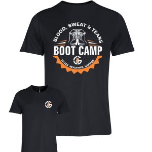 Grenade logo Dri Fit Tshirt - Black Boot Camp