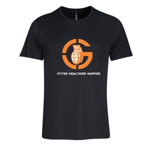 Grenade logo Dri Fit Tshirt - Black